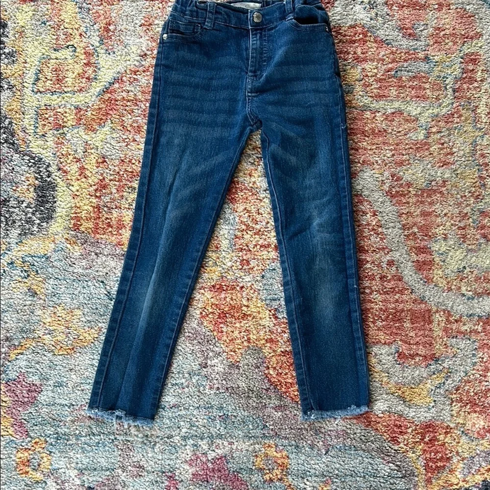 2 Pairs Girl’s Jeans - Blue and Black 6X